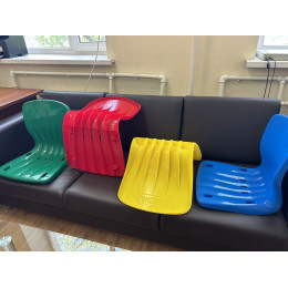 Сидения для трибуны 30 шт (усиленные, триколор)