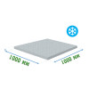 Резиновая плитка 1000x1000x10 мм для холодных помещений Ice