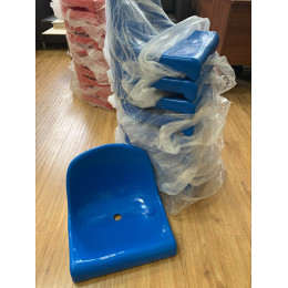 Кресла пластиковые для стадиона 30 шт (триколор)