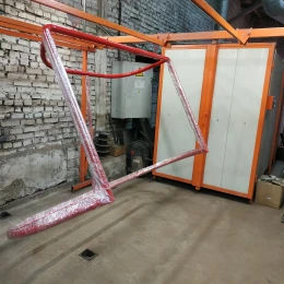 Ворота хоккейные под эластичные фиксаторы 183х122см