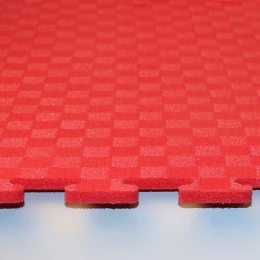 Мат-пазл красный