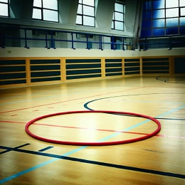 Обруч гимнастический стальной 90см 900г